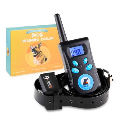 China High Viable Reliable Professional Electronic No Bark Remote Shock Anti Bark Control Device Tool Dog Training Collar For Dog Care for sale