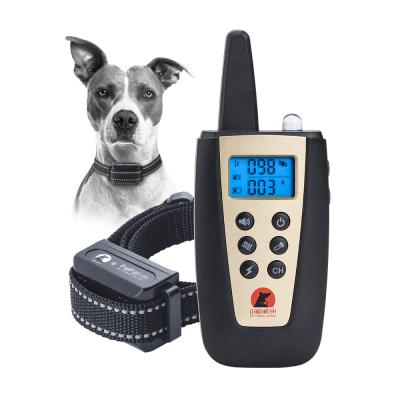 China Durable electric training dog collar remote paipaitek dog training shock collars for large dog for sale