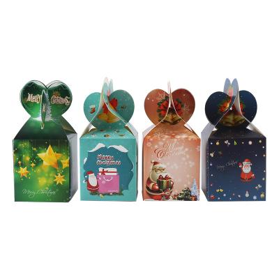 China Recyclable Customized Paper Box , Gift Box Christmas Eve Apple Box Fruit Gift Bag for sale