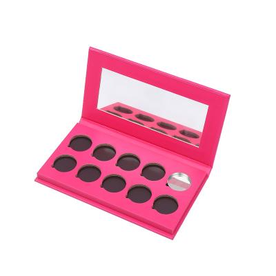 China Recyclable Factory Custom Pink Eyeshadow Box Custom Cosmetic Box Can Print Logo for sale