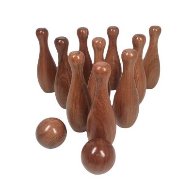 China Wholesale Brown Wooden Indoor Game/Rolling Game Outdoor Game Set Can Be Played Indoors Or Outdoors for sale