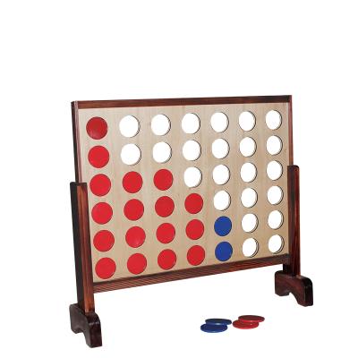 China Indoor Play & Outdoor Game Family Game Giant 4 in Wooden Row Indoor/Outdoor Use Connect the 4 to Win for sale