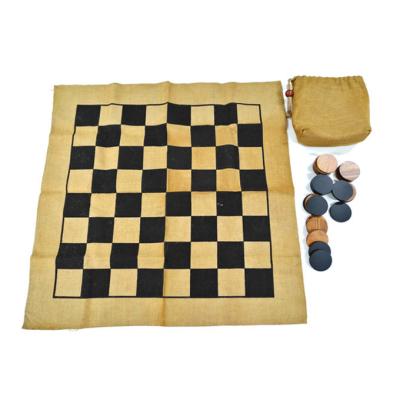 China Giant indoor game controller / outdoor game yard outdoor game set with wooden round pieces for fun for sale