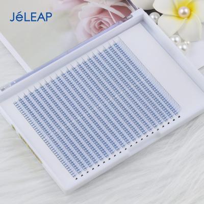 China Best Quality Single Eye Lash Extension Factory Supplier Volume Fans 3d .07 Promade Lashes Korea Long Natural Colorful Blue Pink Eyelash for sale