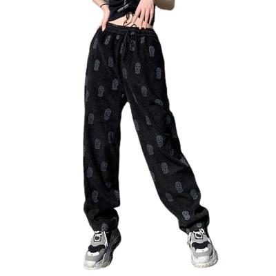 China Sweat-Wicking 2021 summer section spring and wholesa custom made retro all-match pants student slim national casual loose sports pants for sale