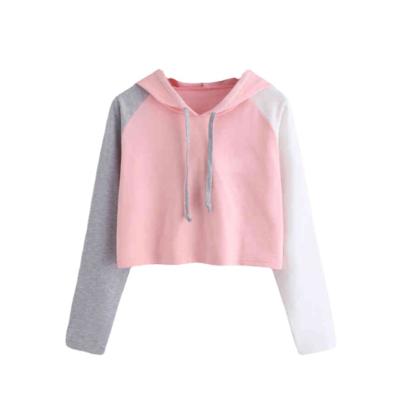 China Custom Size Tracker Crop Top QUICK DRY Women's Hoodie Plus Size Sweatshirt Hoodie for sale