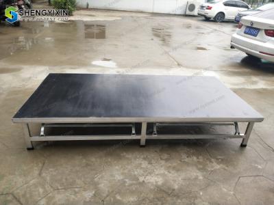 China 800kg/Sqm Bearing Capacity 18mm Thickness Ply-wood Stage Platform Easy Assemble Stage Portable Aluminum Stage/Stage for sale