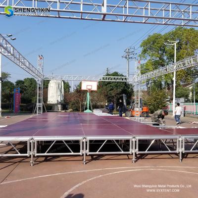 China High Quality Useful creative school portable Hot Sale Aluminum Portable Stages/Concert Stages/Mobile Stages for Sale for sale