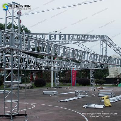 China Used Portable Stage/Decking Frame Aluminum Lighting Truss With Arch & China trade show booth aluminum truss frame for sale