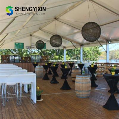 China heavy duty white outdoor PVC party tent 6x12 for sale Outdoor large luxury decorated wedding party event tent for sale