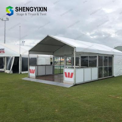 China Popular cheap glass wall tent big  aluminum alloy textile fabric party tent festival tent event tent for sale