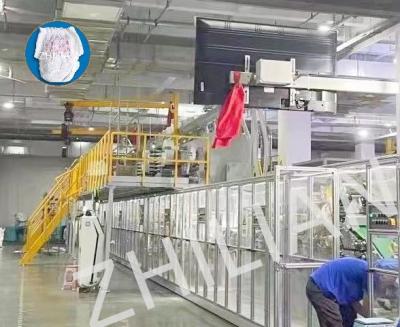 Chine le bébé 450pcs/min tirent vers le haut la machine Traning de couche-culotte halète la machine à vendre