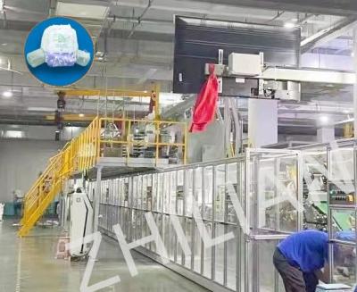 China 350 pcs / min  500 pcs / min Pull Up Diaper Machine Baby for sale