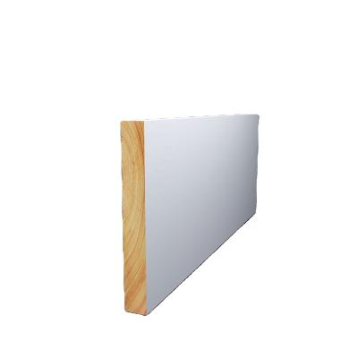 China Best Seller Modern Wood Primed Pine Molding S4S Trim Boards Wall Panels for sale