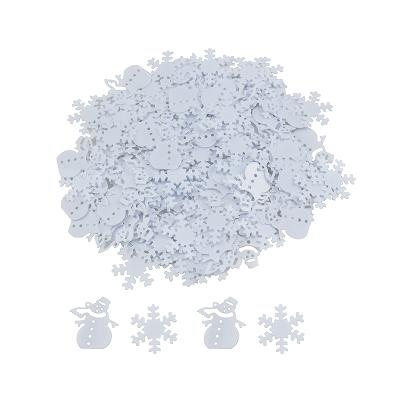 China Chirstmas Decor Christmas Tree Snowflake Confetti Christmas Table Decorations DIY Holiday Card Props for sale