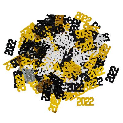 China Waterproof 2022 New Product Gold Silver and Black Confetti Birthday Party Supplies Mix and Match Wedding Decorations Halloween Decoration for sale