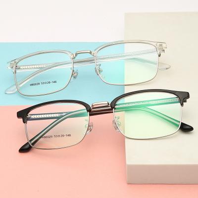 China Fashionable NIWOTA 90029 Custom Reading Half Frame Blue Light Blocking Glasses 2021 for sale