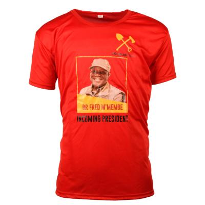 China Anti-Wrinkle Advertisement Customized High Quality Comfortable 100% Polyester T-shirt for sale