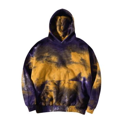 China QUICK DRY Spring And Summer Stylish Running Hoody Sports Zipper Logo Tie Dye Hoodie Men Custom Made for sale