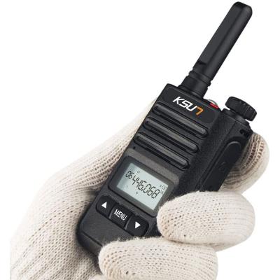 China VOX VOX KSUN TFSI 6W Mini FM Transceiver HF Two Way Radio Small Waki ​​Taki UHF Wireless Portable Waterproof Intercom Walkie Talkie for sale