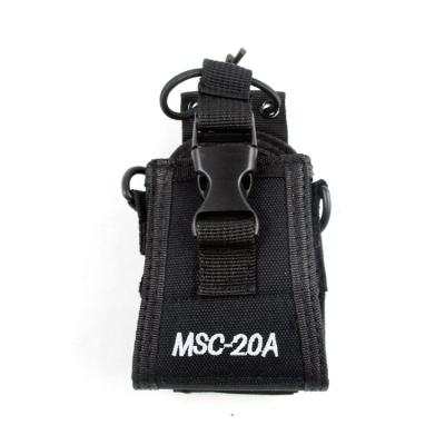 China Shockproof Nylon Case Holder Pouch MSC-20A Radio Bag For FB 888S Walkie Talkie TC500S TC610 for sale