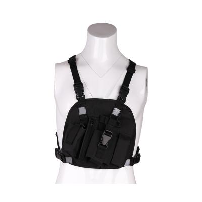 China RISITON Chest Harness Bag Pack Pouch Holster Vest Shockproof Installation For Motorola PT-16 RADIO Walkie Talkie Chest Bag for sale