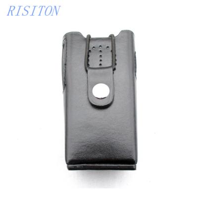 China leather walkie talkie case for motorola GP3688 EP450 two way radio carry case PT-3688 for sale