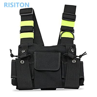 China 2017 Light Green Shockproof New Nylon Two Way Radio Holder Carry Case Pocket Walkie Talkie Bag Pouch Bag for baofeng UV-5R PT-18A for sale