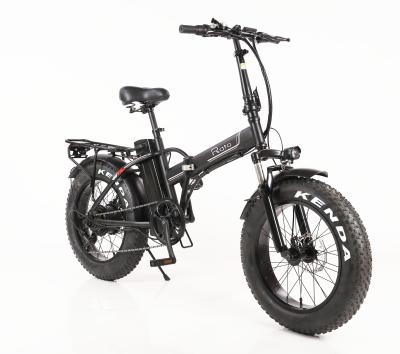 China Steel Electric Bike 500W Big Snow Electric Bike 48V 20 Inch Folding Electric Bicycle Oh for sale