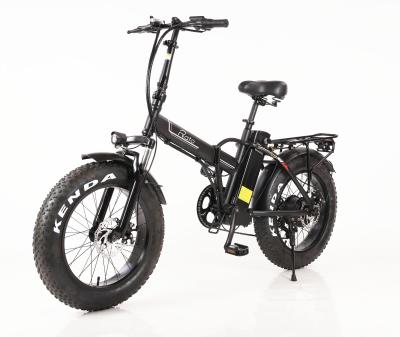 China 20 Inch 500W Super Steel Electric Foldable Bicycle 20 Ohm Electric Bike 500W Snow Fat Speed ​​Bike for sale