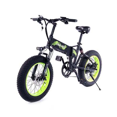 China High Quality Electric Dirt Bike Steel 1000w Adult Folding Electric Bike Bicycle for sale