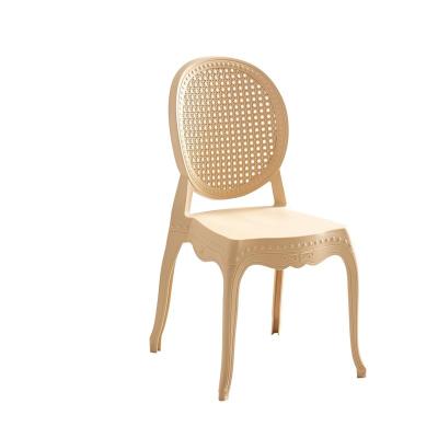 China Plastic dinng chair indoor& Wholesale Reasonable Price Plastic Resin Princess Chair For Party Outdoor Wedding Event Dining Outdoor Chair for sale