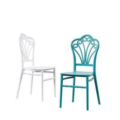 China Plastic dinng chair indoor& factory direct sale wholesale outdoor bulk party garden church wedding banquet plastic outdoor dining chairs for sale