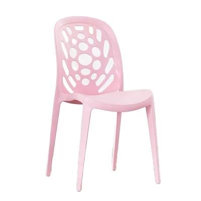 China China Manufacturer Colored Outdoor Furniture Stackable Garden Set Plastic Resin Chair Outdoor Dining Chair for sale