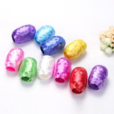 China Wholesale Cheap Color Balloon Plain Color Price Ribbon Curling Egg For Gift Wrapping Party Christmas Decoration for sale