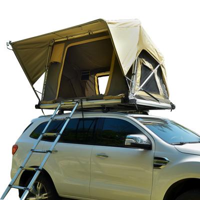 China Diagonal Tying Type Hydraulic System Truck Roof Top Tent Hard Top Vehicle Outdoor Roof Top Tent for sale