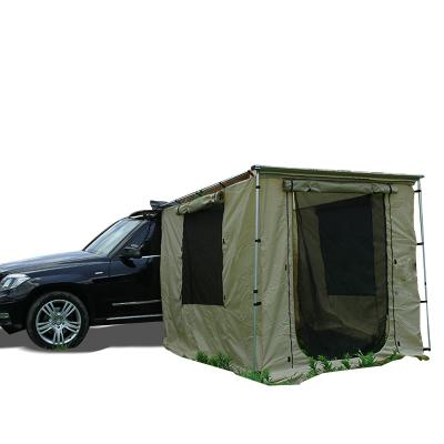 China Extended type 4wd car rv top retractable side tent with change room for sale