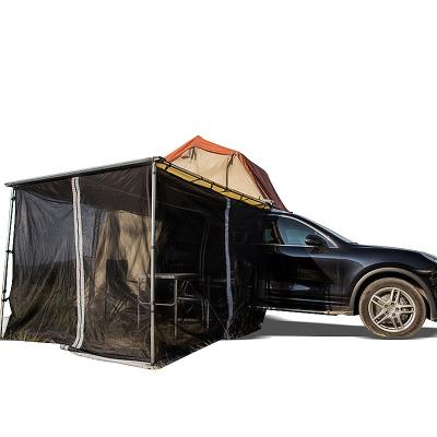 China Extended Type 4wd Top Retractable Car Rv Side Tent With Mesh Room for sale