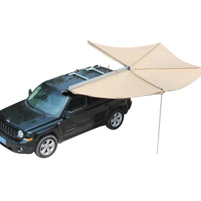 China Extended Type Fan Shape Outdoor Car Awning Truck Awning Truck Awning Open Side for sale