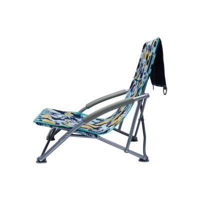 China Modern Outdoor Light Weight Low Seat Camping Foldable Beach Chair for sale