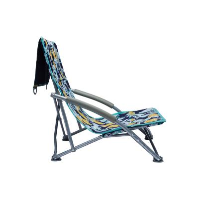 China Hot Sale Modern Foldable Sand Chair Low Seat Folding Beach Chair for sale