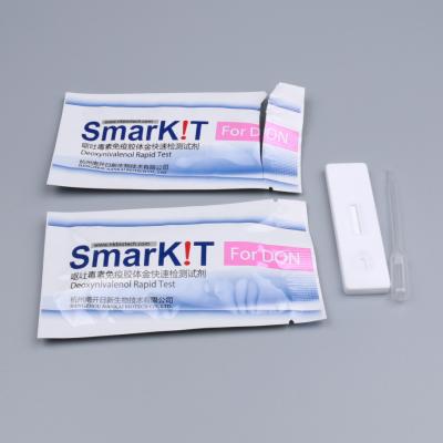 China Deoxynivalenol  rapid diagnostic one step Rapid Test Kit for feeds and grains for sale