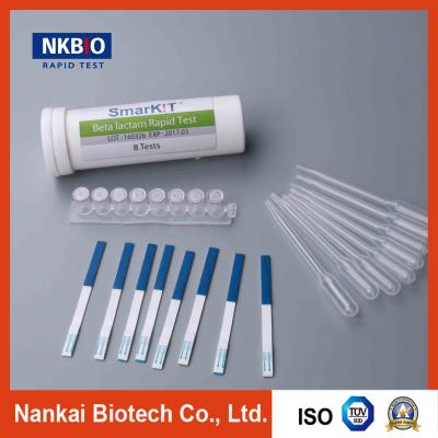 China Beta-lactams + Tetracyclines Combo  rapid diagnostic one step Test Kit for Milk for sale