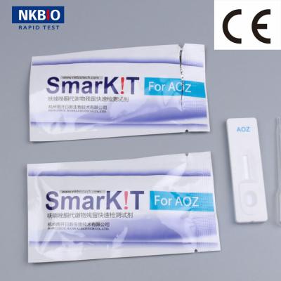 China Nitrofuran AOZ Rapid Test Strip Kit for Seafood Fish Meat Tissue Analysis for sale