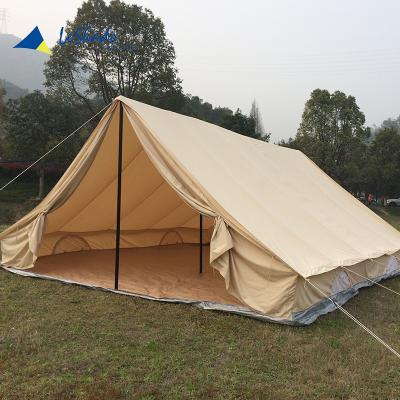 China Good Selling Durable Industrial Event Poly Cotton Canvas House Cabin Tents Newest Big Waterproof On Sale for sale