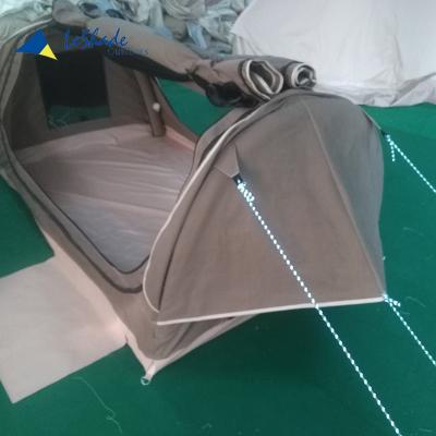 China Straight Tether Type Unique Design Fire Proof Air Dome Tent Inflatable Camping For Sale for sale