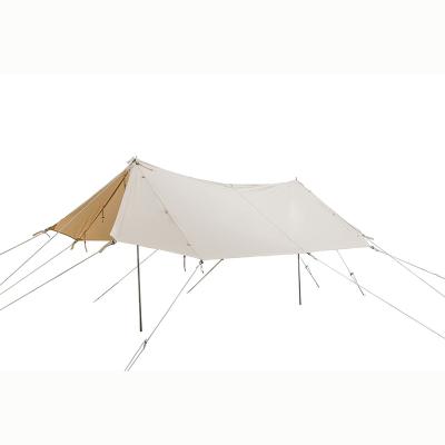 China UV-Resistant Waterproof Multifunction Poly Cotton Canvas Shelter Tent Wind Screen for sale