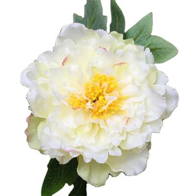 China Professional Manufacturer Silk Cloth+Polyester Multi Purpose Wedding Party Decorative Bouquet Artificial Peony for sale