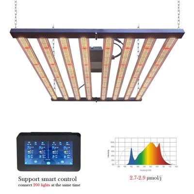 China 720 interiores 720 vatio 8 bar spectrum starting seed de completo hidroponico de attenuacion en d'espectro de planta Samsung Luz de le plein led cultivo for sale