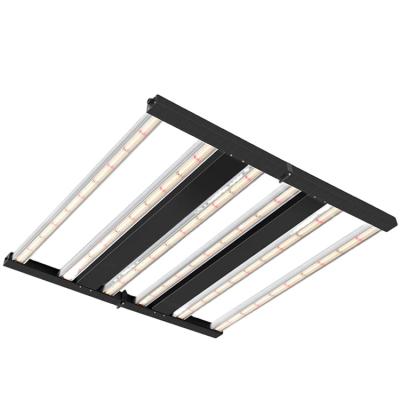 China Seed Starting 640W 680W 720W Folding 6 Bar LED Grow Light Dimmable For Indoor Plants Growing for sale